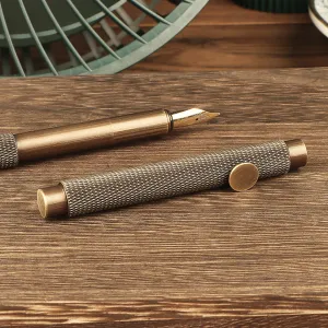 Brass Retro Mini Pocket Portable Pen